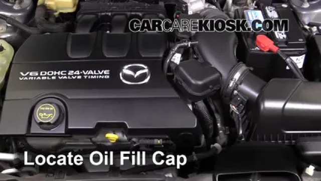 2010 Mazda 6 S 3.7L V6 Oil Add Oil